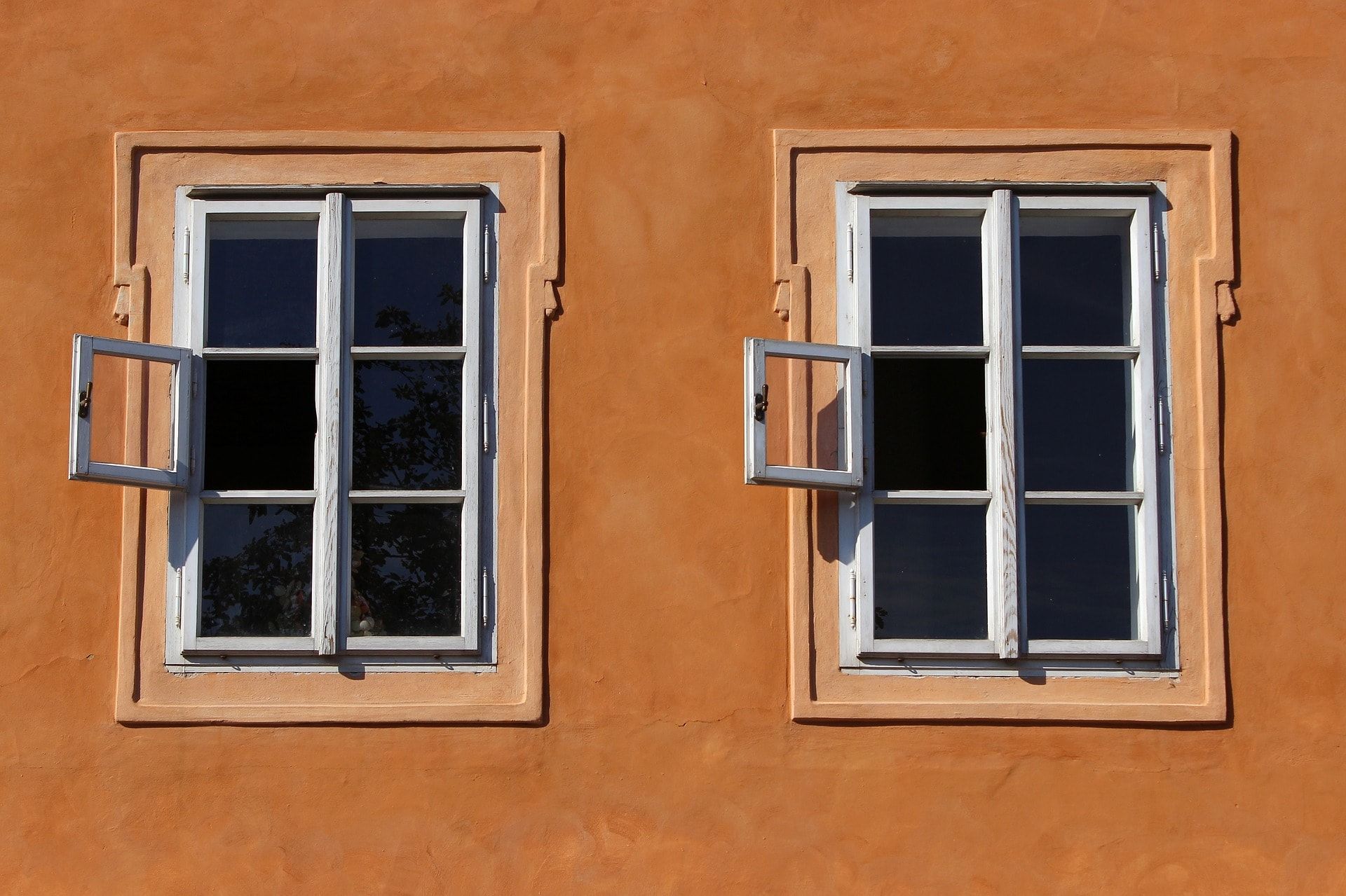 Photo showing duplication in windows