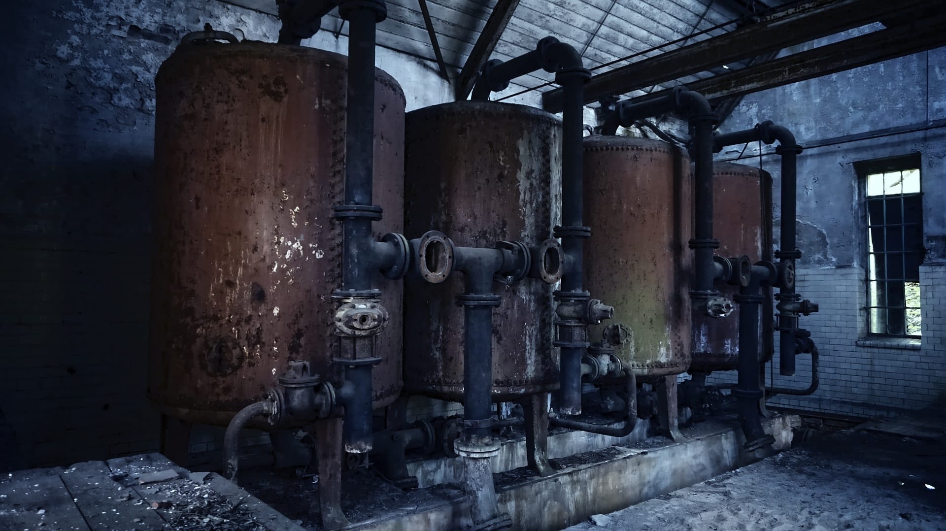 Photo of a boiler room